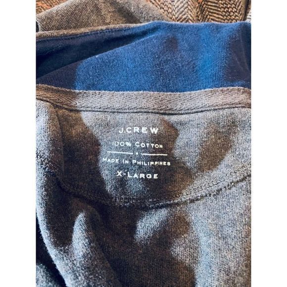J.Crew Mens Brown‎ 100% Cotton Pullover Small XL - Picture 5 of 7